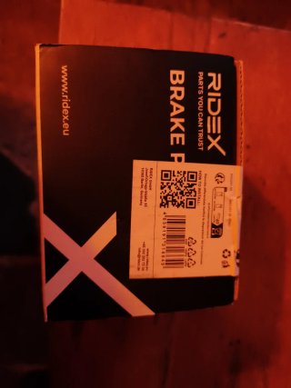 Pastillas de freno ridex 402B0012 2002 Ford