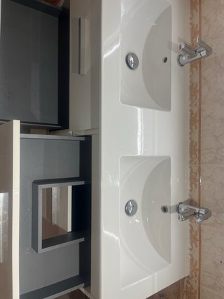 Mueble de baño doble nuevo 6 cajones 1.20 metros
