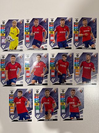 Lote de Cromos Panini Osasuna
