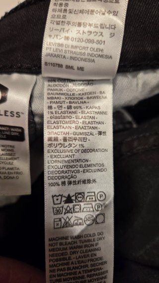 Pantalón Levi's Negro 511