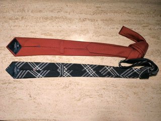 Corbatas de hombre (roja y verde)