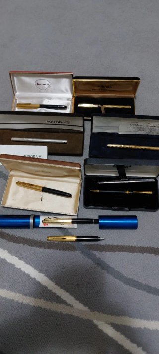 Lotto penne stilografiche Aurora Hastil e Aurora88