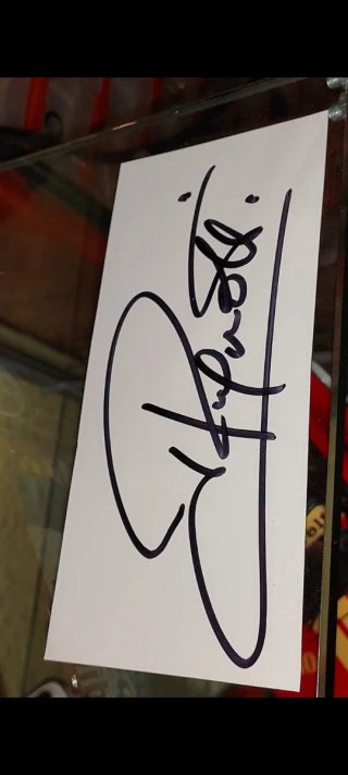 Autógrafo de Jean Ragnotti
