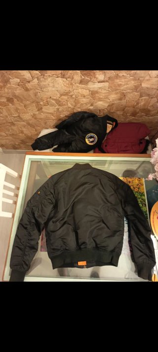 Cazadora Bomber Alpha Industries Negra