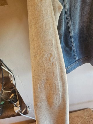 Chaqueta Hollister S Vaquera Gris Capucha