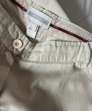Pantalón Mango Beige Talla S