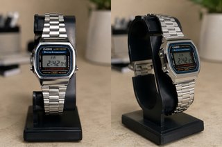 Reloj Casio Digital Plateado y Azul