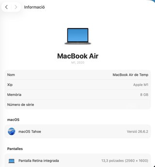 Macbook Air M1 8Gb 256Gb