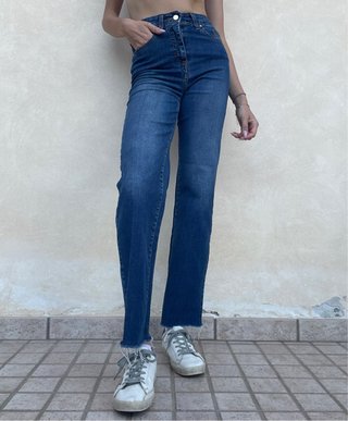 Jeans Duda Straight Leg Blu