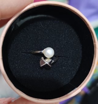 Anillo Tous con perla cultivada
