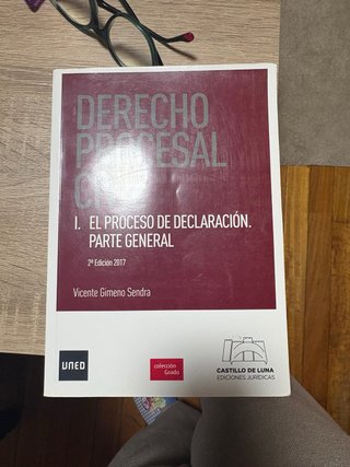 Derecho procesal civil. I. El proceso de declar...