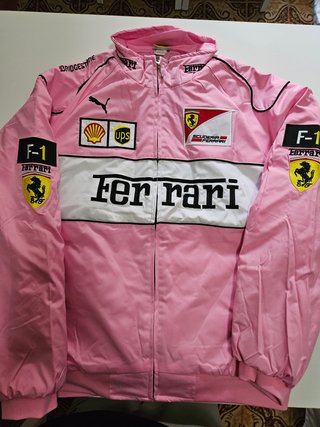 Chaqueta Ferrari F1 Rosa Vintage
