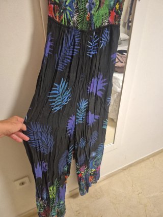 Mono largo estampado tropical