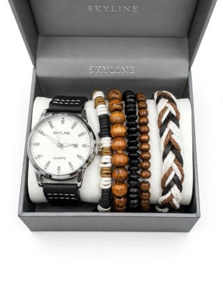 Set Reloj SKYLINE y 5 Pulseras