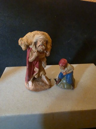 Figuras antiguas Belén Terracota (2)