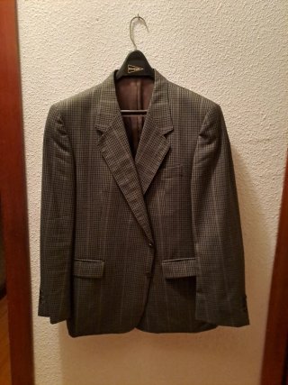 Chaqueta de traje a cuadros Emidio Tucci