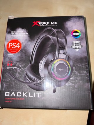 Cascos Xtrike Me Backlit GH-509 PS4 RGB