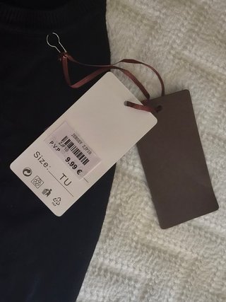 Jersey Attic Tricot Negro Talla Única Manga Larga