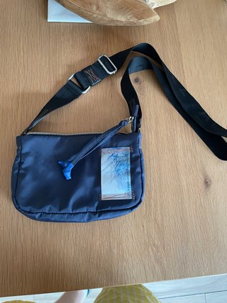 Bandolera Adolfo Domínguez Azul