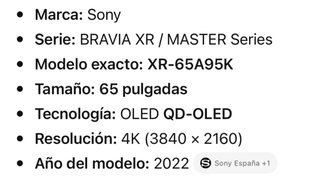 Sony Bravia 65”
