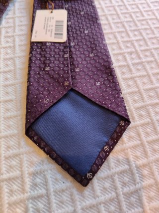 Corbata Loewe Morada con Etiqueta