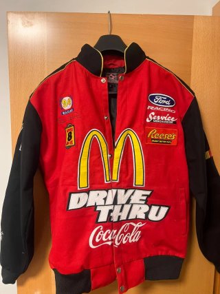 Chaqueta Bomber NASCAR Estilo Racing