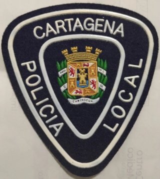 Parche Policía brazo Cartagena plástico
