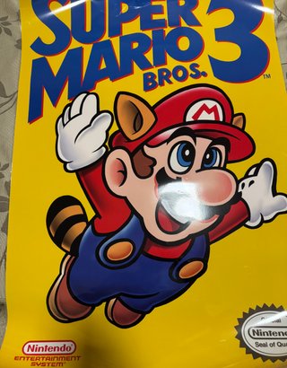 Póster Super Mario Bros 3 (90x60cm)