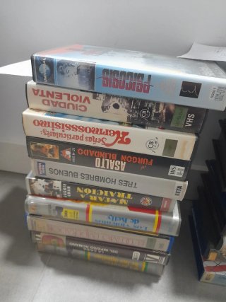 Lote Películas VHS y Beta