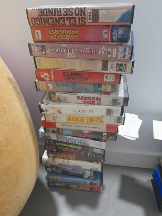 Lote Películas VHS y Beta