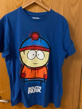 Camiseta South Park Stan Azul y Naranja