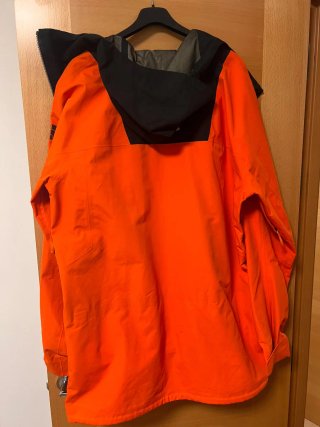 Cortavientos The North Face Naranja y Negro XL