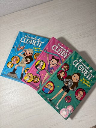 Libros el mundo de Clodett del 1 al 3.