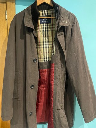 Gabardina Burberry Vintage Marrón .