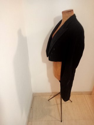 Chaqueta de Frac Negro Estilo Vintage