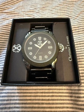 Reloj hombre Christian Lacroix Negro