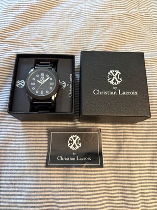 Reloj hombre Christian Lacroix Negro