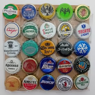 Lote 25 Chapas Cerveza Internacional – Japón, USA.