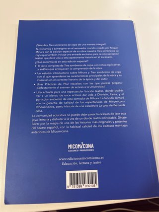 Libro Tres sombreros de Copas