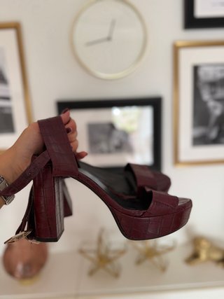 Sandalias de Tacón Grueso Pell Tolrà