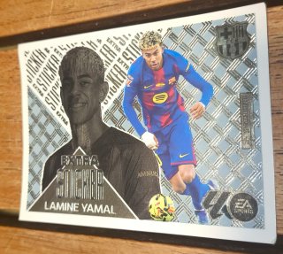 Cromo Extra Sticker Plata Lamine Yamal