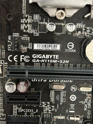 Placa Base Gigabyte GA-H110M-S2H + Intel i5