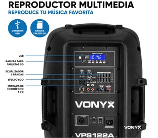Set de 2 Altavoces Profesionales Vonyx