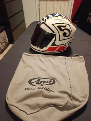 Casco Arai XR7 talla S edición edwards laguna seca