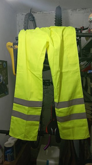 Pantalón de trabajo fluorescente