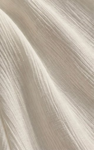 Pantalón Fluido Zara Blanco Roto Talla M