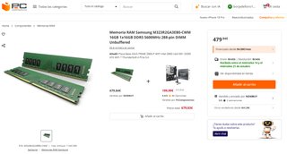 RAM Samsung 16GB DDR5 5600