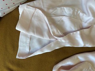 Pantalón Satinado Mango Rosa
