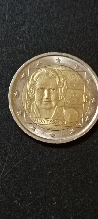 Moneta 2 Euro Maria Montessori 2020
