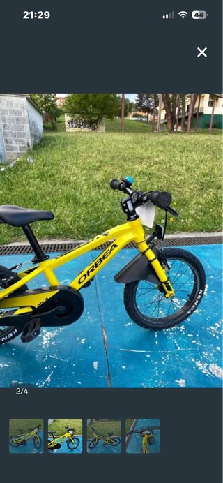 Bicicleta Orbea Mx 16” Amarilla